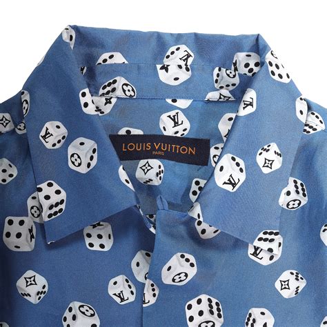 louis vuitton dice shirt replica|louis vuitton collar shirt.